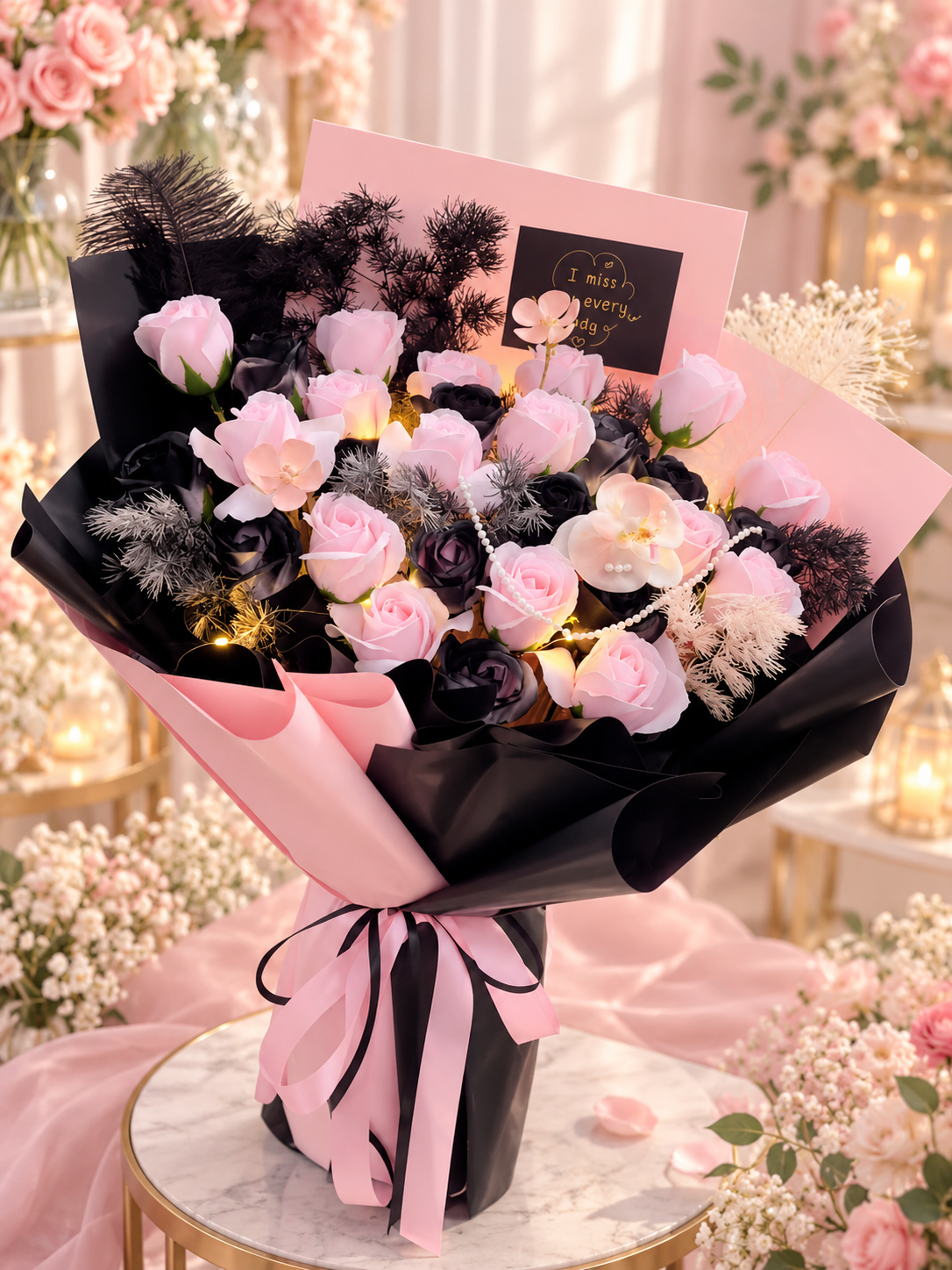 š¤šø Black & Pink Romance | é¦ēē«ē°č±ę šøš¤