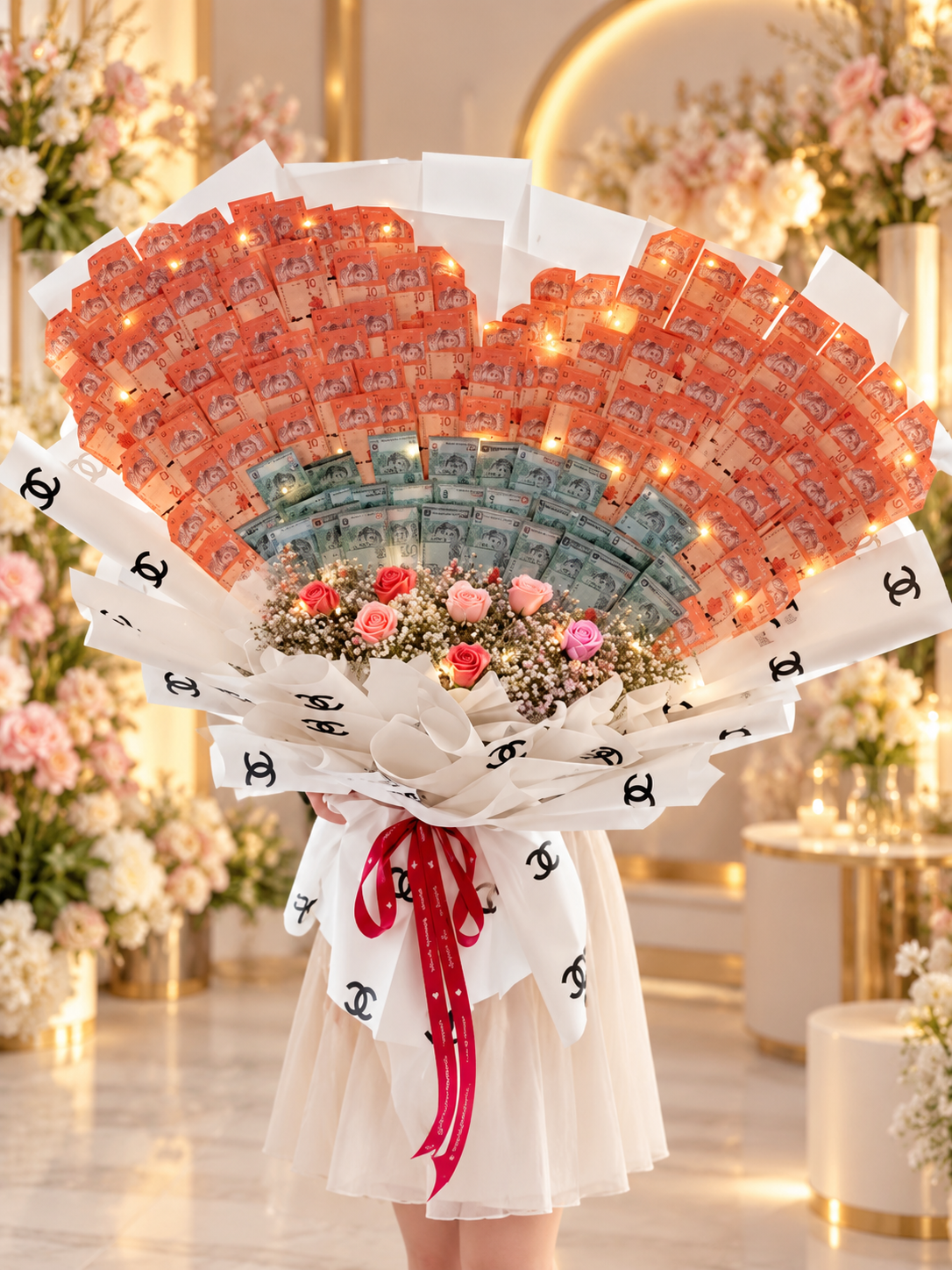 💰 99 Stalks Luxury Money Bouquet | 99张豪华钞票花束 💐✨
