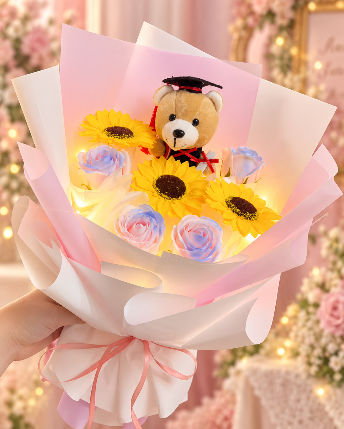 🎓🌻 Graduation Soap Flower Bouquet | 毕业香皂花束 💐