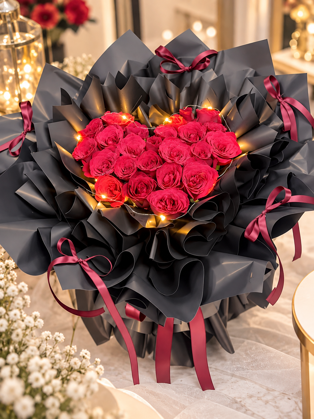 24 Stalks Fresh Red Rose Bouquet – Sweet Romance 💗🌹
24 Roses, Endless Love