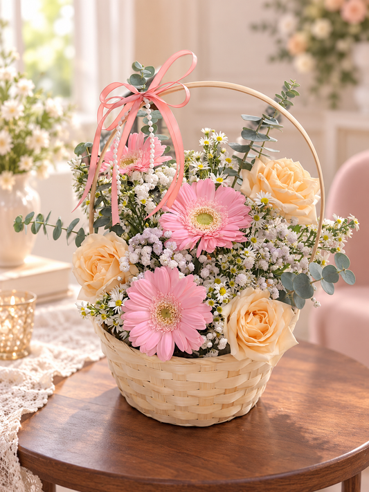🌸 Get Well Soon Flower Basket
温馨祝福康复鲜花花篮